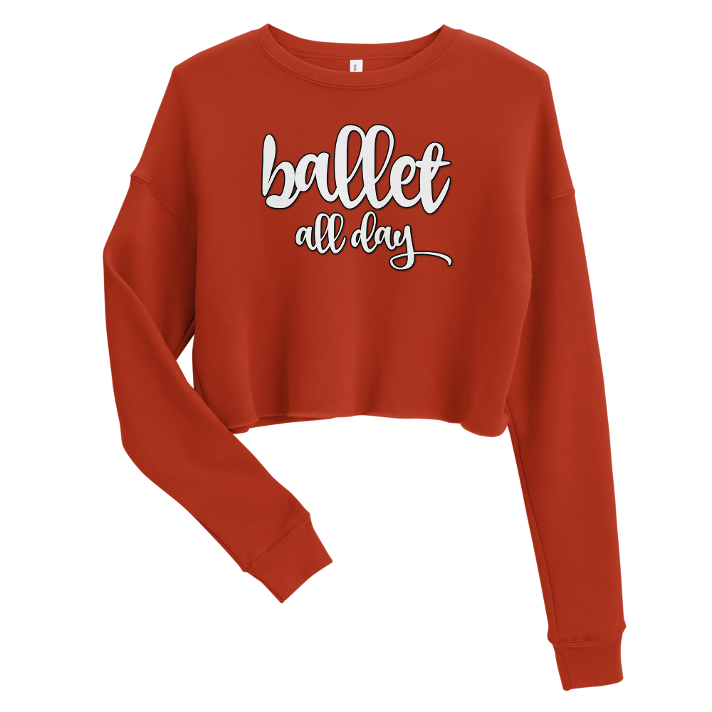 Ballet All Day Cropped Sweatshirt