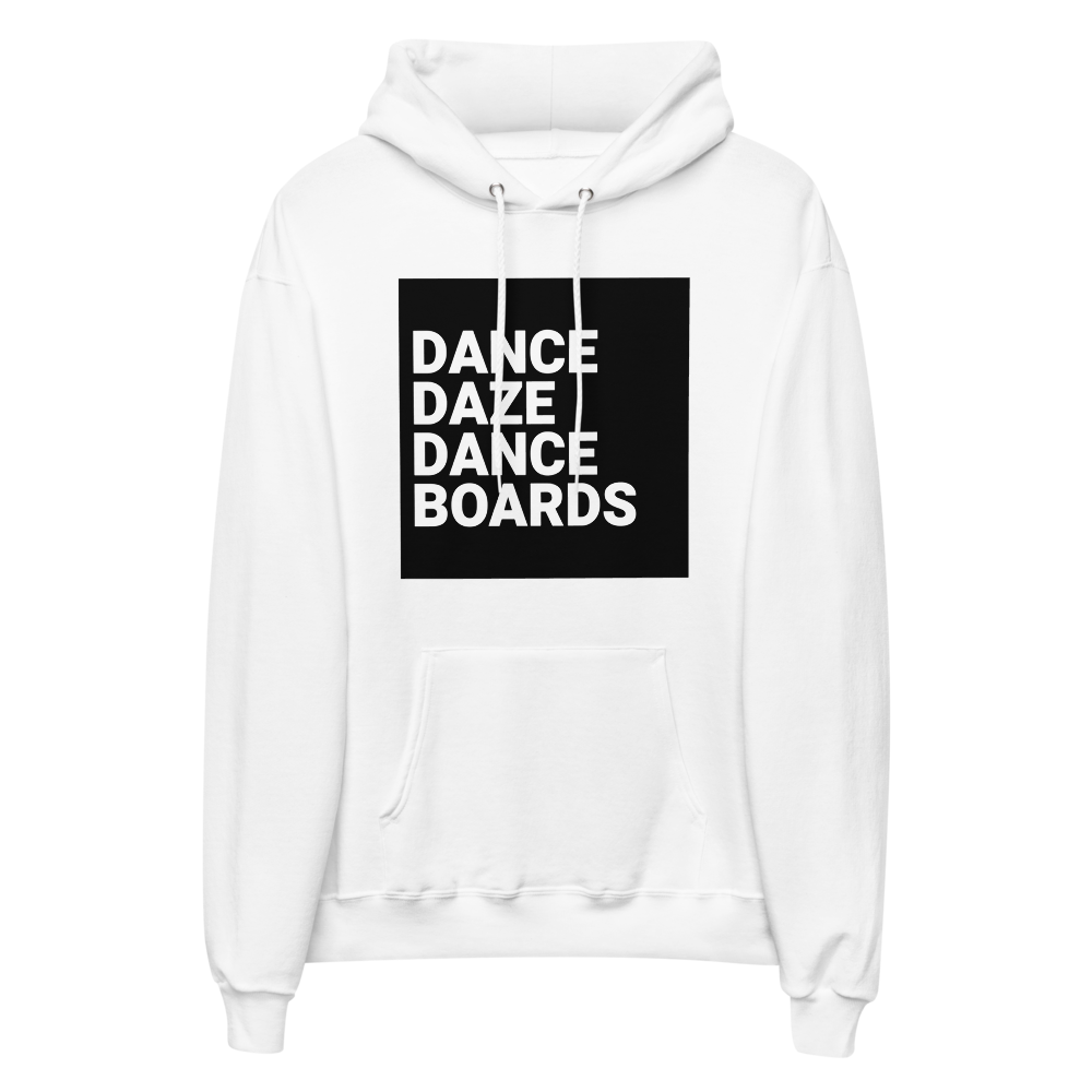 Dance Daze Dance Boards Square Unisex Fleece Hoodie