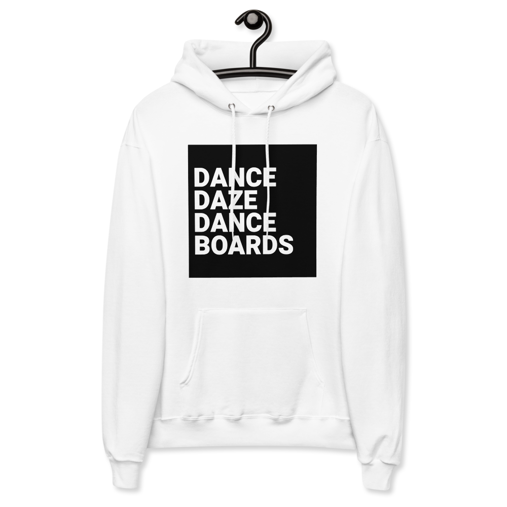 Dance Daze Dance Boards Square Unisex Fleece Hoodie