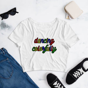 Dancing Colorfully Cropped Tee