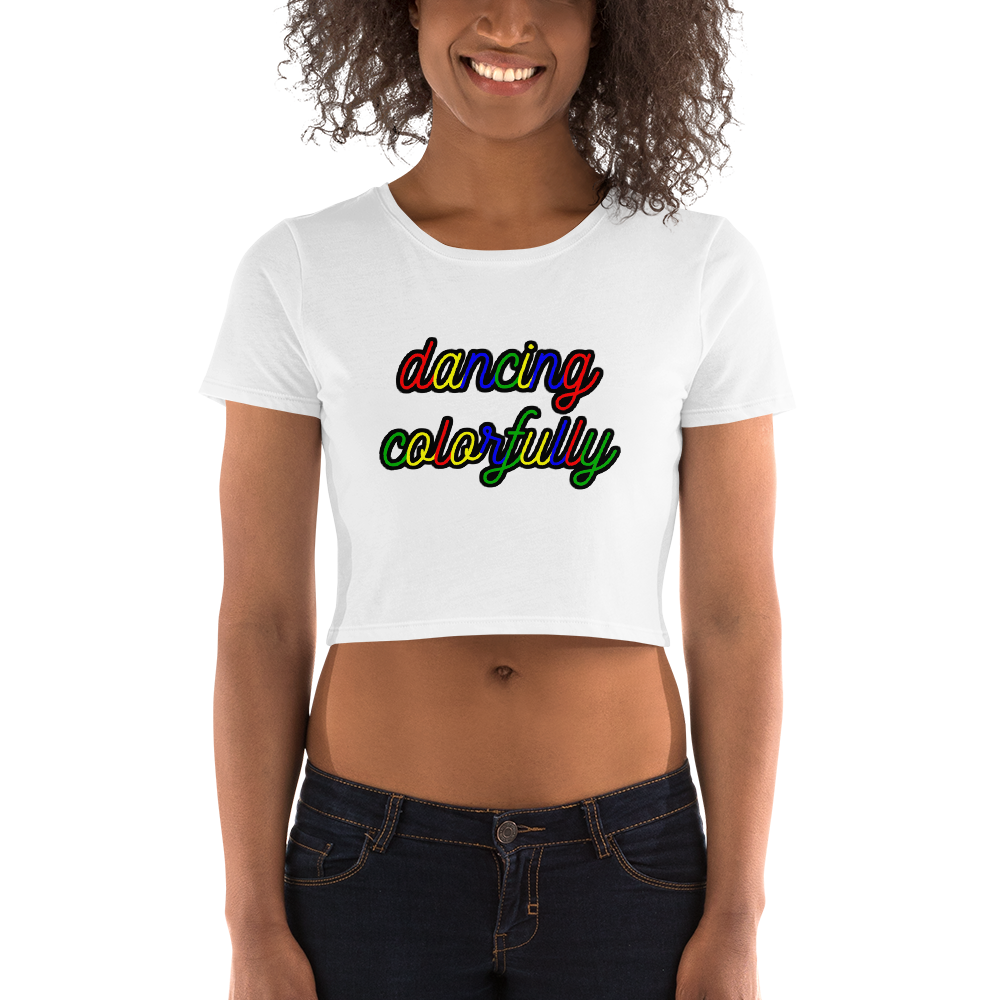 Dancing Colorfully Cropped Tee