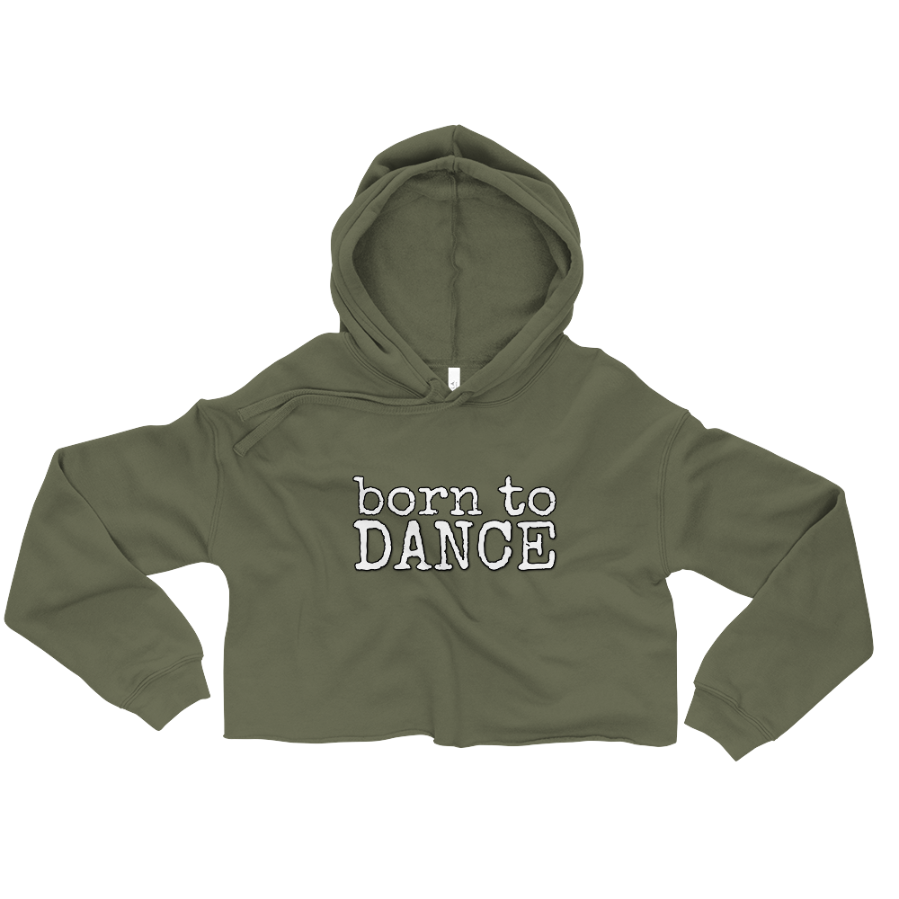 Born to Dance Cropped Hoodie